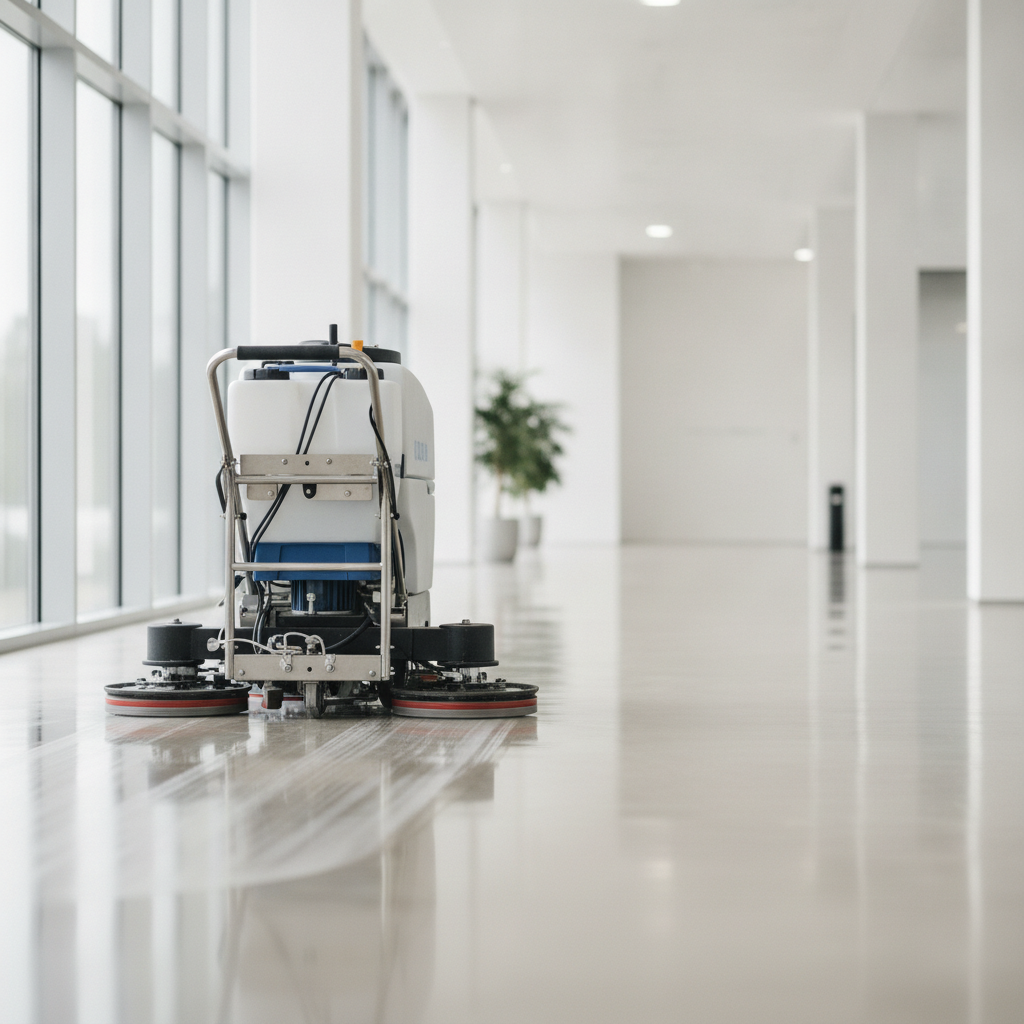 Floor Cleaning - No Face and No Text
